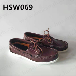 ZYF, Zapatos de Conducir de Cuero Premium de Horma Ancha, No Irritantes, Color Rojo Marrón, Resistentes al Desgaste, Minimalistas, Tipo Náuticos, Populares en Europa HSW069 - Product Image 2