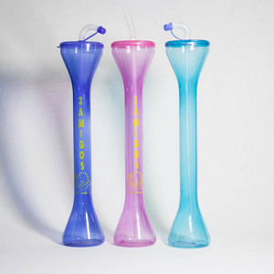 24oz Slush <span class=keywords><strong>Cup</strong></span> Frozen patrono Daiquiri Tall Drink copos plásticos com palha e tampa - Product Image 4