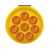Lampe clignotante solaire à livraison rapide LB-8000 SUNFLOWER 8 LED IP65 4 modes d'avertissement de circulation