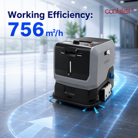 Nettoyeur-sécheur robotisé KDS-10 Mini 4 en 1, balayeuse-sécheuse de sols automatisée pour entrepôt, centre commercial