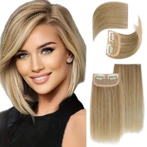 Extensions capillaires de marques nationales, une ou deux pièces, lisses, invisibles, sans couture, petite postiche pour rembourrage de tête - Product Image 1
