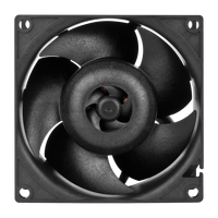 ARCTIC S8038-7K Server Lüfter, 80x80x38mm, 500-7000 U/min, PWM Geregelt, 4-Pin Anschluss, 12 V DC-Schwarz