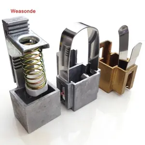 JR electric copper and aluminum graphite carbon brush holders for power plant or cement plant size 25*32mm