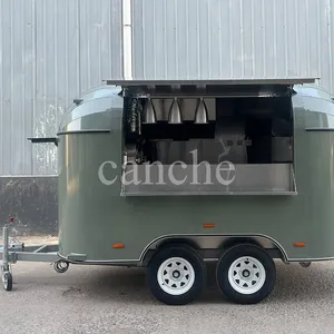 Camion de restauration rapide standard UE pour la vente de burgers et frites, remorque alimentaire mobile pour snacks - Product Image 4