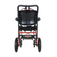 Fauteuil roulant manuel pliable léger de haute qualité pour l'extérieur, adapté aux voyages en avion, pour personnes handicapées