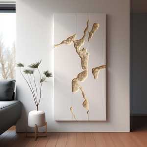 Arte de Tallado en Madera, Escultura Texturizada, Decoración del Hogar, Estilo Nórdico, Arte Moderno de Lujo <span class=keywords><strong>Minimalista</strong></span>, Decoración de Pared de Madera - Product Image 1