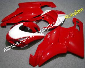 749s Populaire Carénage Mitres De <span class=keywords><strong>Ducati</strong></span> 749 <span class=keywords><strong>999</strong></span> 03 04 2003 2004 Blanc Rouge Sport <span class=keywords><strong>Moto</strong></span> Carénages ensemble - Product Image 1