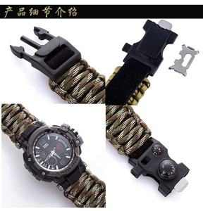 Reloj salvavidas tejido a mano de supervivencia IRONDONKEY G3 Yuzex, equipo de emergencia, <span class=keywords><strong>cuerda</strong></span> impermeable multifuncional, reloj salvavidas - Product Image 5