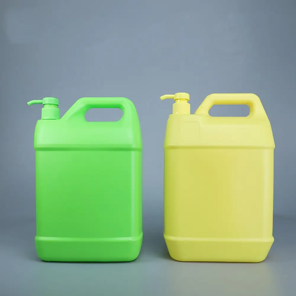 5L detergente garrafa bomba cabeça detergente balde 5 kg pequena boca balde plástico recipiente