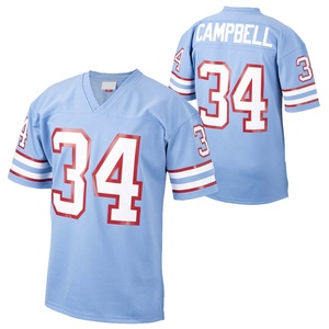 Conjunto de Uniforme de Equipo con Estampado por Sublimación Duradero, Sin Decoloración, Secado Rápido, Transpirable, Iniciales Personalizadas, Jersey de Fútbol Americano - Product Image 3