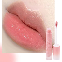 Rouge à lèvres liquide rose longue tenue, sans cruauté animale, en plastique, pour cosmétiques – Meilleure vente