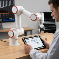 JINWEI FR3 3kg 622mm IP54 Cobot de 6 Ejes ISO 10218 CE 0.02mm Alta Precisión 1m/s Velocidad TCP Automatización de Laboratorio Montaje en Banco 3C