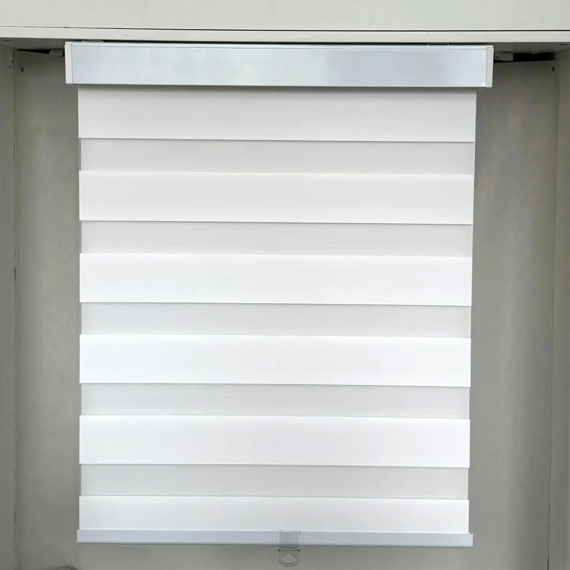 Dual Layer Day and Night Blackout Square Cover Customized Cordless Zebra Blinds Window Blinds Zebra Blinds Shade