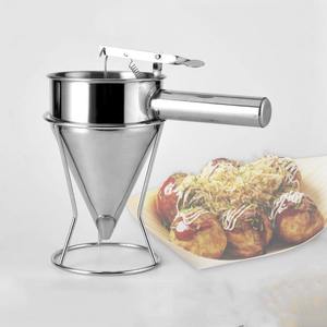 Ustensiles de cuisine en acier inoxydable en gros pour la cuisson : entonnoir de séparation, passoire, distributeur, fabrication de bougies, pâtisserie, takoyaki - Product Image 6