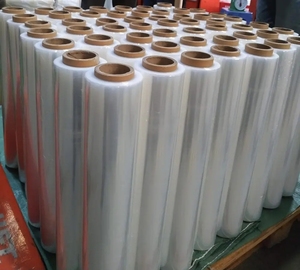 Competitive Polyethylene Soft Stretch Wrap Film Jumbo Roll <b>Moisture</b> Proof Packaging with Customizable Length & Thickness - Product Image 6