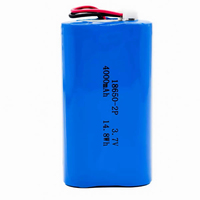 Paket Baterai Lithium Ion OEM 18650 2P 3.7V 4000mAh Isi Ulang Li-ion dengan Sirkuit Proteksi untuk Mainan Medis dan Elektronik