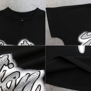 Camisetas de Punto Extra Grandes para Hombre con Estampado Gráfico, Impresión Personalizada, Nuevas al por Mayor, Ajuste Holgado, Ropa Casual de Calle, Camisetas al por Mayor - Product Image 5