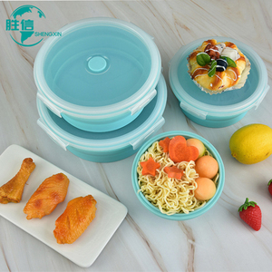 PP kitchen transparent portable food containers set freezer air tight storage box plastic food container