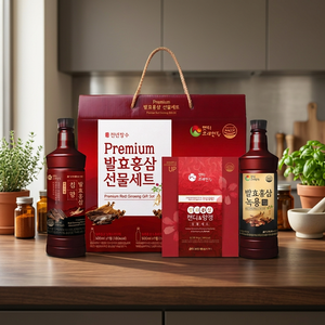 Set de Regalo de Ginseng Rojo Coreano Milenario de Grado Alimenticio Fermentado, Caramelos de Agarwood y Asta de Ciervo, Yanggaeng de Cultivo Artificial - Product Image 3