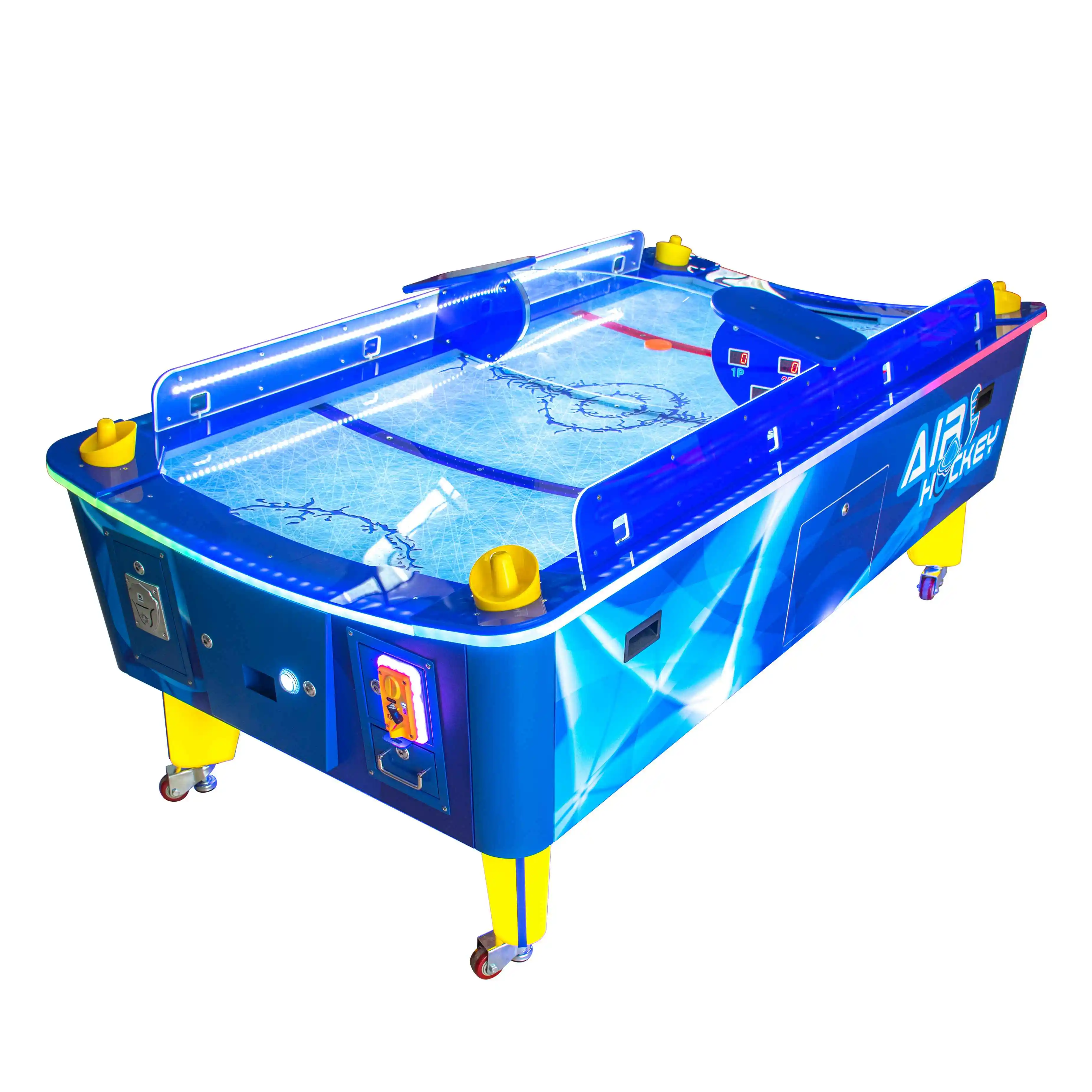 Muntautomaat Indoor Arcade Geld Maken Game Machine Met Muntautomaat Airhockeytafel Winnende Loterij Spel Push Ball Game Ma