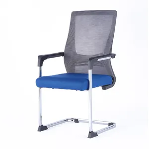 Лучший эргономичный дизайн мебели для посетителей, офисный стул с регулируемой высотой и высокой спинкой, газовый подъемник