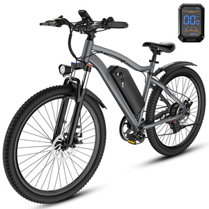 Vélo de montagne électrique pour adultes 26 pouces, batterie au lithium 36V 13Ah, double suspension, moteur sans balais étanche, 7 vitesses, haute vitesse - Product Image 1