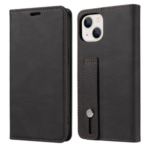 Fundas de Cuero Tipo Cartera con Tapa para iPhone 16 <span class=keywords><strong>Pro</strong></span> Max 15 14 Plus <span class=keywords><strong>13</strong></span> 12 11 Mini 17 Air 16e, Funda Magnética de PU con Correa para Muñeca - Product Image 2