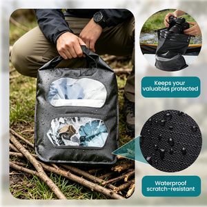 Sac de Lavage Portable Manuel 2-en-1 avec Valve à Air et Logo Personnalisé pour Camping, Croisière, Camping-car – Vente en Gros - Product Image 6