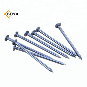Haute qualité 2.5 pouces 2-1/2 prix par kg <span class=keywords><strong>fer</strong></span> inoxydable tête de gaufre clou commun dans un sac de 50 kg de fil d'acier d'usine - Product Image 1