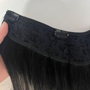 Extensiones de Cabello Remy Brasileño Teñido Balayage de Venta Caliente con Clip, en Forma de <span class=keywords><strong>U</strong></span>, Parte en V, Doble Trama en las Puntas - Product Image 4