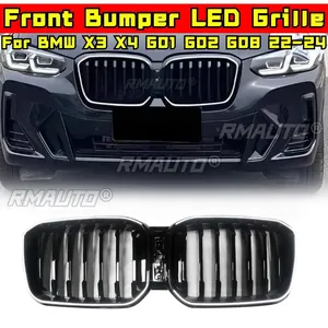 Parrilla Delantera Superior de Radiador LED para BMW X3 X4 X3M X4M G01 G02 G08 2022-2024, Parrilla de Carreras para Parachoques Delantero, Kit de Carrocería - Product Image 4