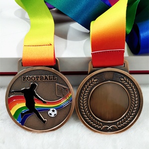 Proveedor de medallas de China, medalla de fútbol personalizada, medalla de hockey con cinta - Product Image 5