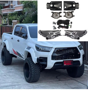 ชุดแต่งภายนอกเต็มรูปแบบสำหรับ Toyota Hilux <span class=keywords><strong>Vigo</strong></span> ปี <span class=keywords><strong>2005</strong></span>-2015 และ Fortuner ปี 2012-2015 อัพเกรดเป็นรุ่นปี 2020 Rocco GR 4X4 อะไหล่แต่ง - Product Image 4