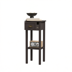 Tavolino da Salotto con Cassetto in Legno, Design Moderno e Contemporaneo, Arredamento per la Casa - Product Image 1