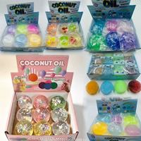 Nouvelle balle anti-stress souple en vaseline et huile de coco, jouet sensoriel fait main, cadeau promotionnel pour enfants