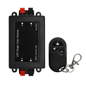 Atenuador LED 8A DC 12-24V, Control Remoto Inalámbrico RF de 3 Teclas, Controlador PWM de 1 Canal para Tiras de Luces LED - Product Image 1