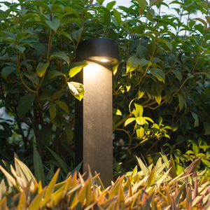 Luz LED para jardín de aluminio impermeable para exteriores, 7W COB, cabezal redondo, para iluminación de caminos de jardín - Product Image 1