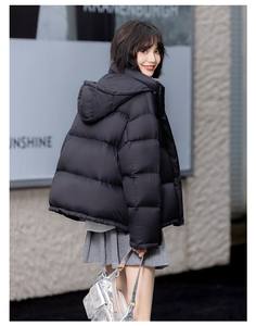 Venta al por mayor: Nueva chaqueta corta de plumón para el invierno 2025, moderna, informal y versátil, 90% plumón de pato, alta calidad - Product Image 6