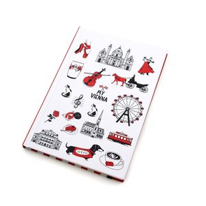 High Quality Hardcover With Elastic Ribbon Glazed Printing Eye-Protecting Paper Notebook Custom Design - Product Image 4