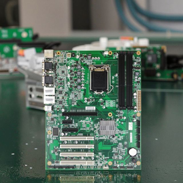 New Intel B75 Industrial ATX Motherboard with 4 PCI Slots Dual Channel DDR3 up to 16GB SATA Interface