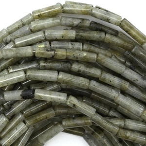 High quality gemstone tube bead labradorite tube cylinder Strand Healing Crystal Gemstone Crystals Jewelry Making Natural <b>Stone</b> - Product Image 6