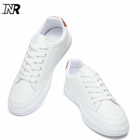 Chaussures de marche à bout rond pour femmes, chaussures de sport blanches décontractées de styliste, vente en gros
