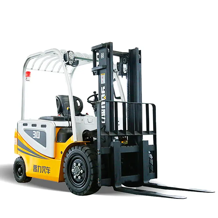 3 ton electric forklift with imported controller small mini fork lift machine electric hydraulic lifter