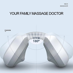 Masajeador eléctrico de relajación de cuerpo completo, masajeador Shiatsu con calor infrarrojo en forma de U, masajeador saludable para cuello y hombros - Product Image 3