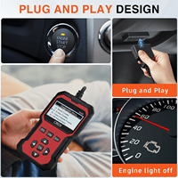 Escáner OBD2 Profesional V410, Lector de Códigos Avanzado, Analizador de Datos en Tiempo Real, Analizador de Motor Universal, Diagnóstico de Luz de Advertencia del Motor, Calidad 1