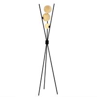 Lampu lantai gaya Nordic, lampu pelindung mata, lampu lantai mewah Amerika dengan remote control, lampu lantai sofa segitiga, lampu lantai tiga bulan, lampu lantai SIM.