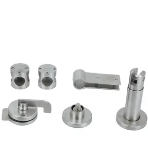 WPF Factory wholesale price durable casting stainless steel 304 316 public toilet cubicle partition hardware accessory fittings