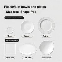Couvercles de Protection Alimentaire Extensibles Transparents pour la Cuisine