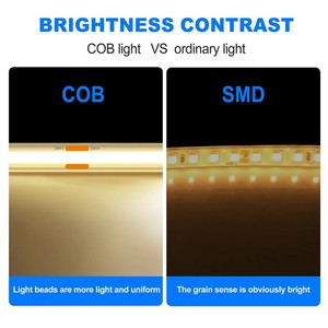 Sxzm 12V/24V COB <span class=keywords><strong>LED</strong></span> Strip 312LED/m linh hoạt IP67 PCB với ứng dụng điều khiển ánh sáng ngoài trời 2700K/4100K/6000K - Product Image 4