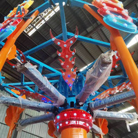 Manège mobile Airborne Shot Spiral Jet pour parcs d'attractions extérieurs et centres commerciaux